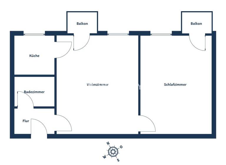 Wohnung zum Kauf 195.000 € 2 Zimmer 53 m² 3. Geschoss Oberschöneweide Berlin 12459