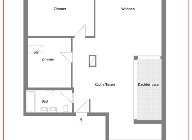 Wohnung zum Kauf 209.000 € 3 Zimmer 92 m²<br/>Wohnfläche Dachgeschoss, 3.<br/>Geschoss Fürstenzell Fürstenzell 94081