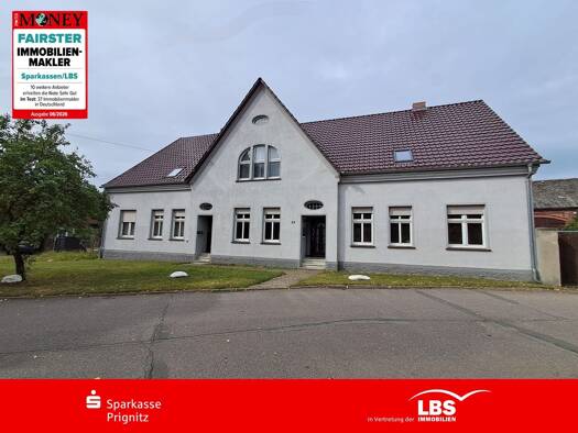 Bauernhaus zum Kauf provisionsfrei 249.000 € 10 Zimmer 290 m² 9.162 m² Grundstück Uenze Plattenburg 19339