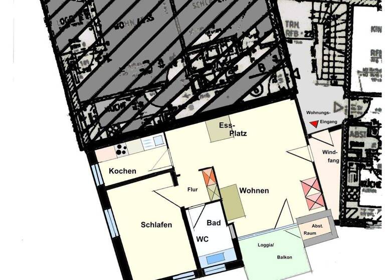 Wohnung zum Kauf als Kapitalanlage geeignet 174.000 € 2,5 Zimmer 57 m² Lauingen Lauingen (Donau) 89415