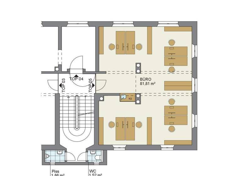 Bürogebäude zur Miete 900 € 81,8 m² Bürofläche Hohenems 6845