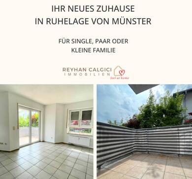 Maisonette zur Miete 900 € 3 Zimmer 80 m² EG frei ab sofort Münster Münster 64839