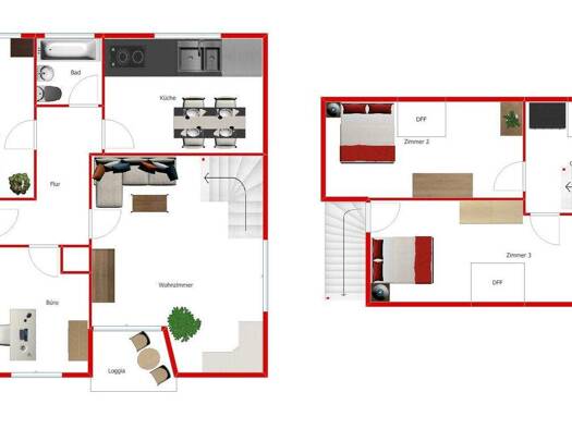 Maisonette zur Miete 760 € 5 Zimmer 104,2 m² frei ab 01.04.2026 Augustdorf 32832