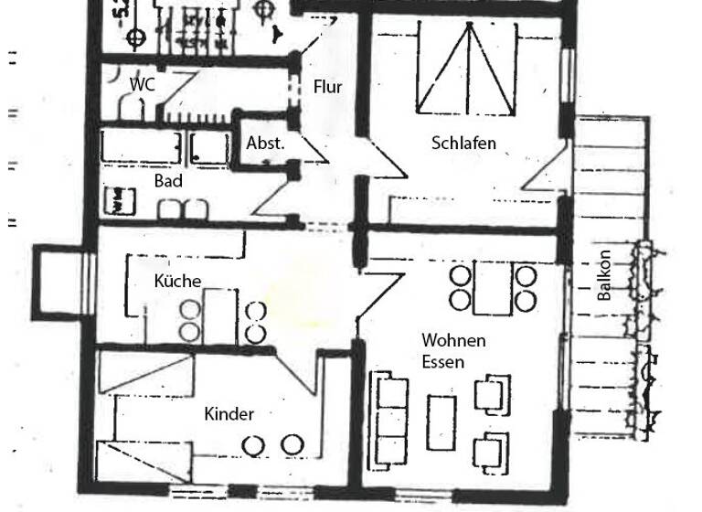 Wohnung zum Kauf 209.000 € 3 Zimmer 90 m² frei ab sofort Lauterbach 78730