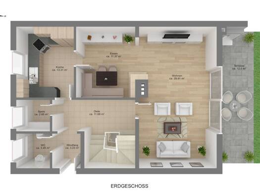 Reihenhaus zur Miete 2.400 € 6 Zimmer 205 m² 280 m² Grundstück frei ab 01.08.2026 Feldolling Feldkirchen-Westerham 83620