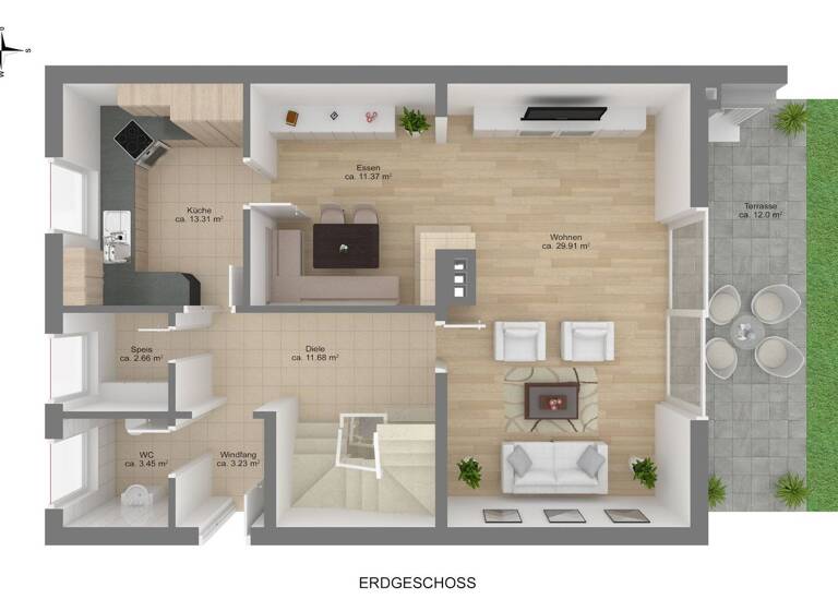 Reihenhaus zur Miete 2.400 € 6 Zimmer 205 m² 280 m² Grundstück frei ab 01.08.2026 Feldolling Feldkirchen-Westerham 83620