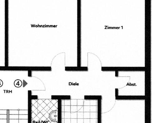 Wohnung zur Miete 560 € 3 Zimmer 83 m² 1. Geschoss frei ab 01.11.2025 Breitscheidstraße 130 Schwarza Rudolstadt 07407
