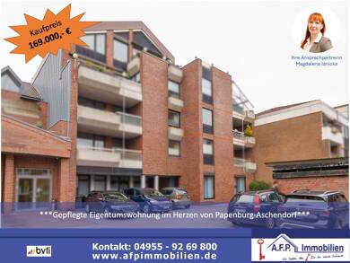 Wohnung zum Kauf 169.000 € 3 Zimmer 107,3 m² frei ab sofort Aschendorf Aschendorf 26871