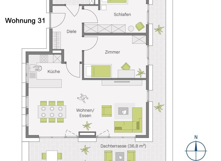 Wohnung zum Kauf 599.200 € 3 Zimmer 103,3 m²<br/>Wohnfläche Niederweiler Müllheim 79379