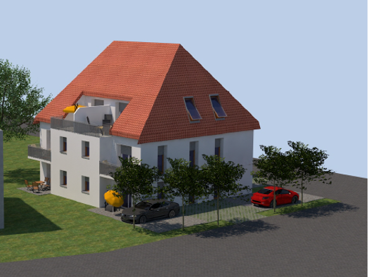 Terrassenwohnung zum Kauf - Erstbezug provisionsfrei 535.433 € 2 Zimmer 67,4 m² 2. Geschoss frei ab sofort Puchnerstr 2 Kasernenviertel Regensburg 93053