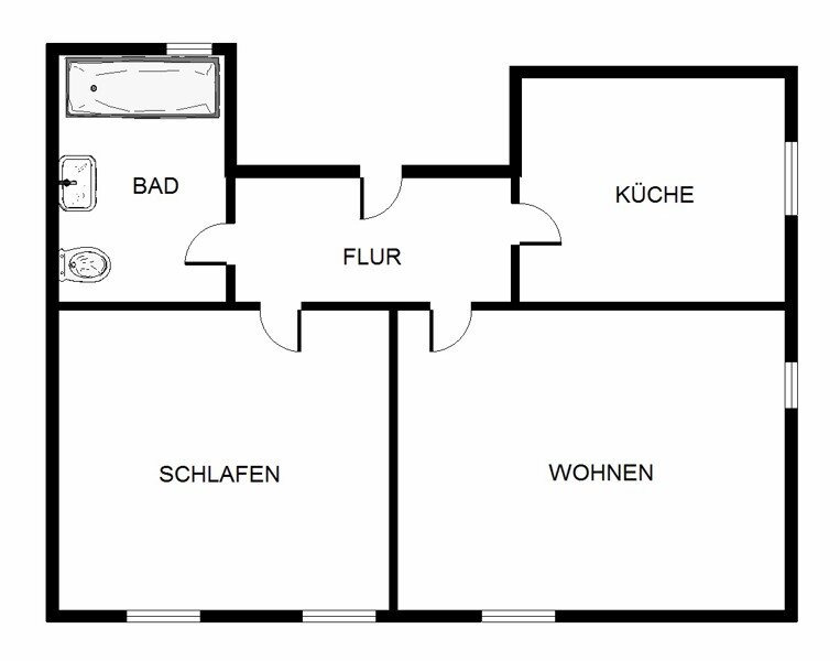 Wohnung zur Miete nur mit Wohnberechtigungsschein 278 € 2 Zimmer 57,8 m²<br/>Wohnfläche 1.<br/>Geschoss 09.02.2025<br/>Verfügbarkeit Zwischenstr. 4 Westerholt Herten 45701