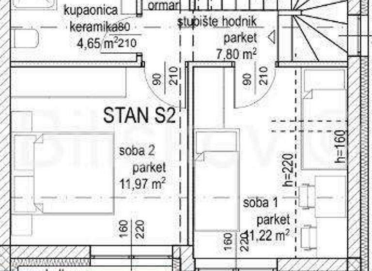 Wohnung zum Kauf 240.000 € 3 Zimmer 80 m² Retkovec