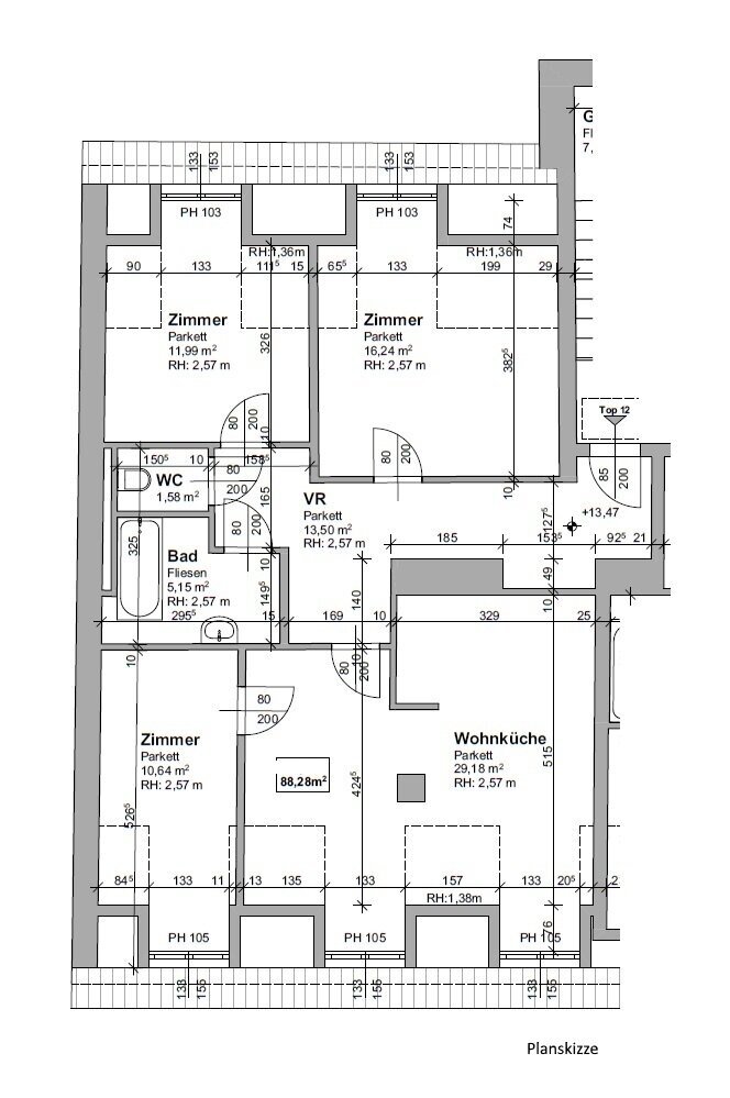 Wohnung zum Kauf provisionsfrei 349.000 € 4 Zimmer Eggenberg Graz,04.Bez.:Lend 8020