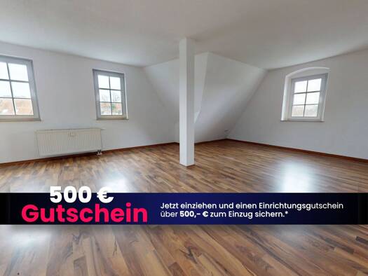 Wohnung zur Miete 329 € 2 Zimmer 55 m² 3. Geschoss frei ab 01.08.2026 Mohsdorfer Str. 13 Burgstädt 09217