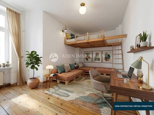 Studio zum Kauf 239.500 € 1 Zimmer 37,5 m² 2. Geschoss Weisestr. 30 Neukölln Berlin 12049