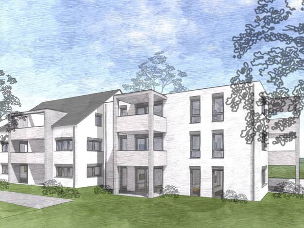 Wohnung zum Kauf - Erstbezug provisionsfrei 304.900 € 2,5 Zimmer 57,9 m² 1. Geschoss Laupheim 88471