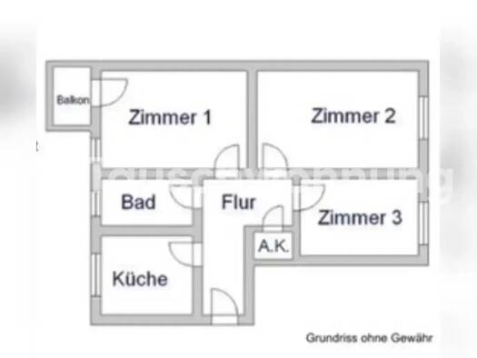 Wohnung zur Miete Tauschwohnung 500 € 3 Zimmer 75 m² EG Pankow Berlin 13189