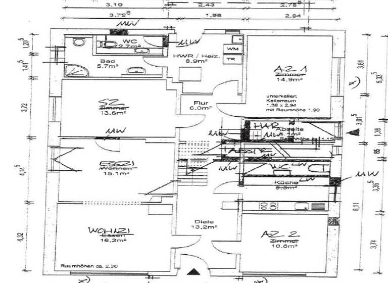 Einfamilienhaus zum Kauf 198.000 € 9 Zimmer 200 m² 704 m² Grundstück Wistedt Tostedt 21255