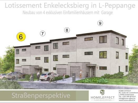 Reihenendhaus zum Kauf provisionsfrei 1.346.289 € 6 Zimmer 188,7 m² 395 m² Grundstück Peppange