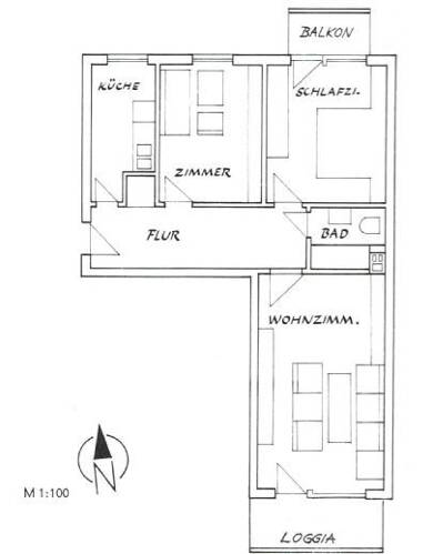 Wohnung zum Kauf als Kapitalanlage geeignet 395.000 € 3 Zimmer 70 m² Droste– Hülshoff - Straße 4 Laim München 80686