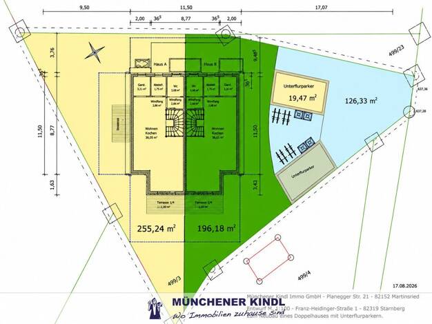 Grundstück zum Kauf 375.000 € 259 m² Grundstück Franz-Heidinger-Straße 1 Starnberg Starnberg 82319