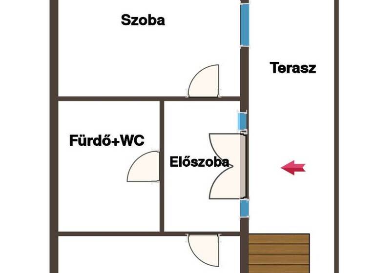 Haus zum Kauf provisionsfrei 113.500 € 2 Zimmer 90 m² 1.000 m² Grundstück Fo utca Kisjakabfalva 7773