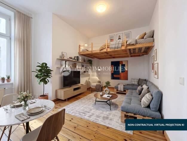 Wohnung zum Kauf 210.000 € 1 Zimmer 37,5 m² 2. Geschoss Weisestraße 30 Neukölln Neukölln 12049