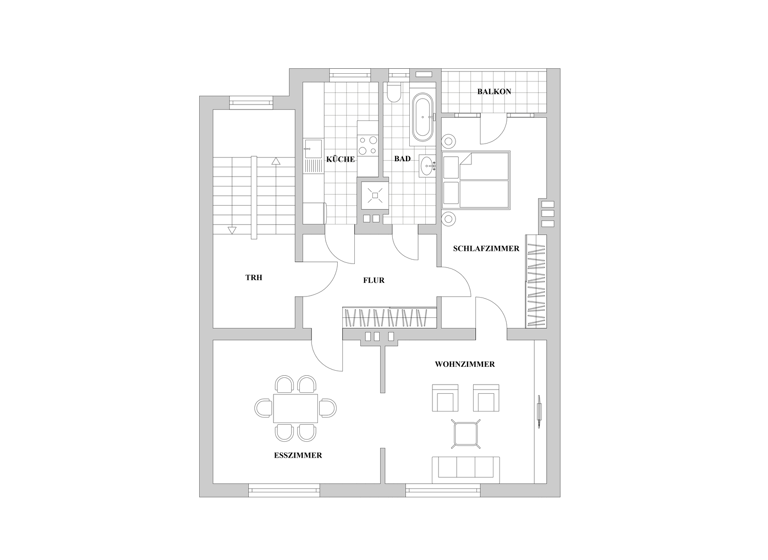 Wohnung zum Kauf 475.000 € 3 Zimmer 81,2 m² 3. Geschoss Golzheim Düsseldorf 40476