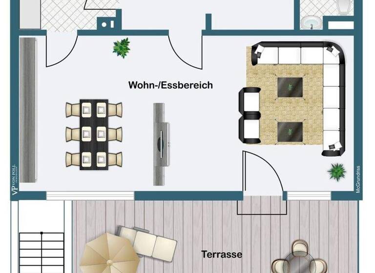 Reihenmittelhaus zum Kauf 680.000 € 4 Zimmer 125 m² 266 m² Grundstück Niederursel Frankfurt am Main 60439