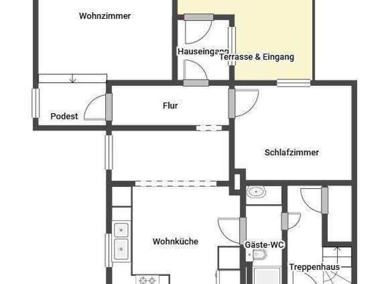 Reihenendhaus zum Kauf 320.000 € 4 Zimmer 113,3 m² 488 m² Grundstück Forstfeld Kassel 34123