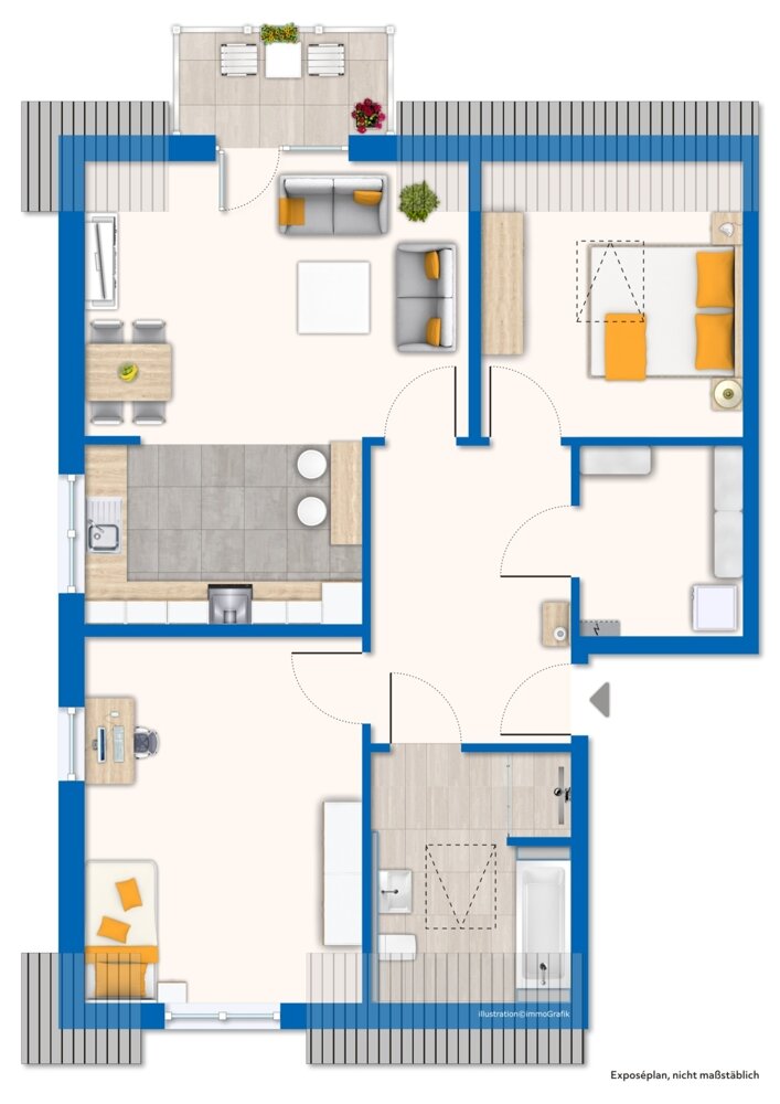 Wohnung zum Kauf provisionsfrei 249.000 € 3 Zimmer 85,9 m²<br/>Wohnfläche 2.<br/>Geschoss Lindhorst Lindhorst 31698