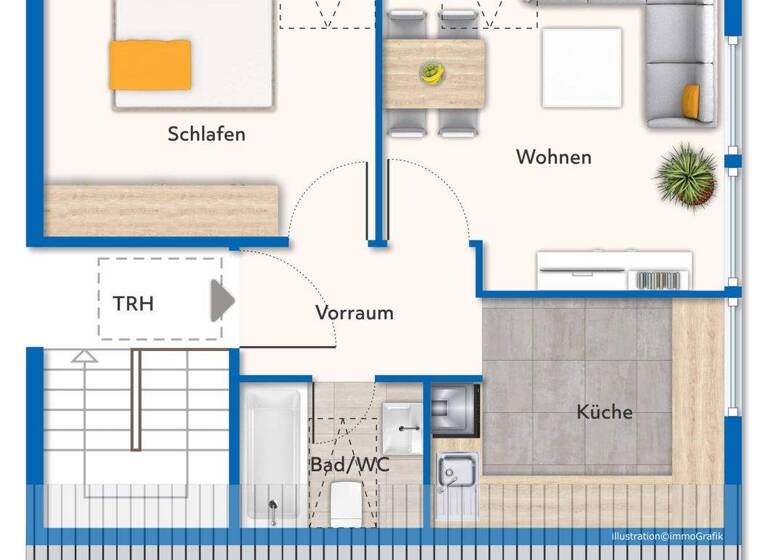 Wohnung zum Kauf 142.000 € 2 Zimmer 38 m² Krummenacker Esslingen 73733
