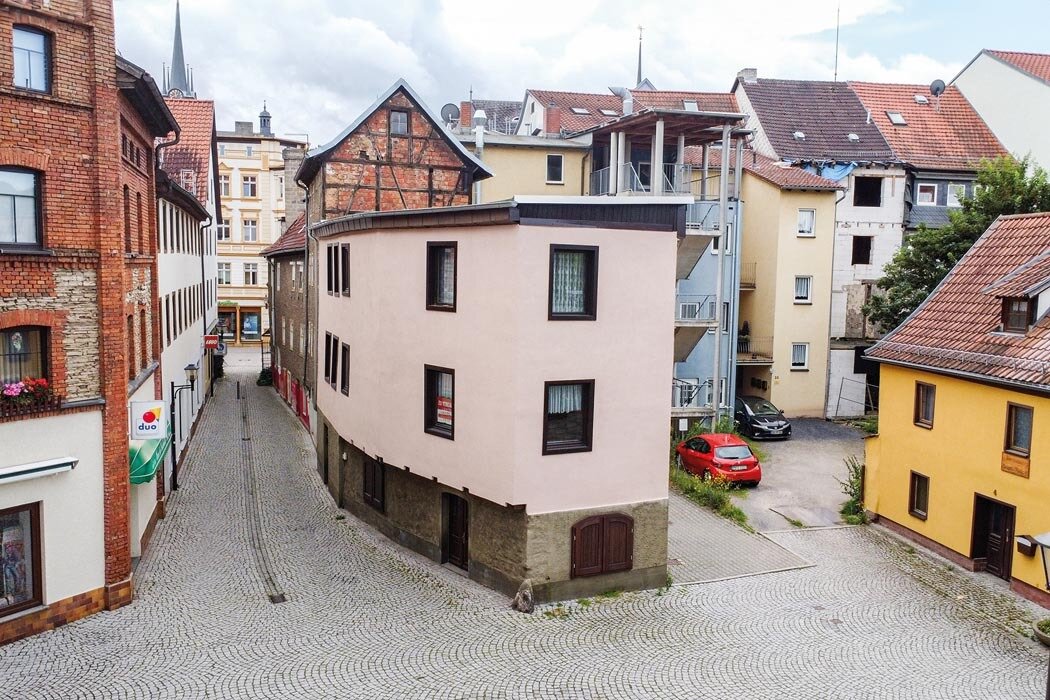 Einfamilienhaus zum Kauf 35.000 € 5 Zimmer 120 m²<br/>Wohnfläche 59 m²<br/>Grundstück Vordere Brauhausgasse 3 Pößneck,Stadt Pößneck 07381