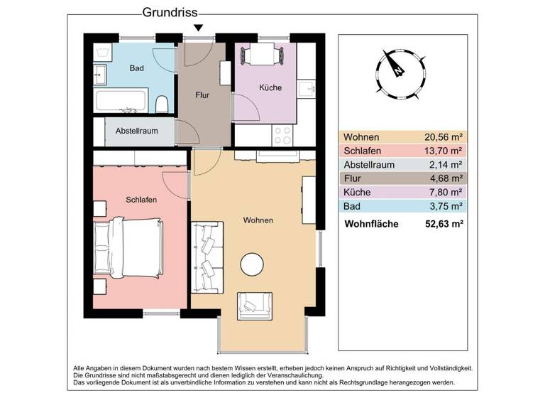Wohnung zum Kauf 195.000 € 2 Zimmer 52,6 m² Leutkirch 88299