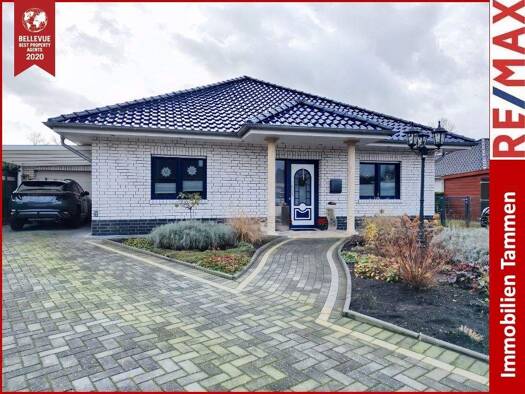 Bungalow zur Miete 1.000 € 3 Zimmer 107,8 m² 525 m² Grundstück Völlenerfehn Westoverledingen 26810