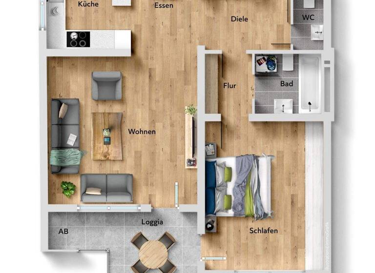 Wohnung zum Kauf 298.000 € 2 Zimmer 82 m² Büderich Meerbusch 40667