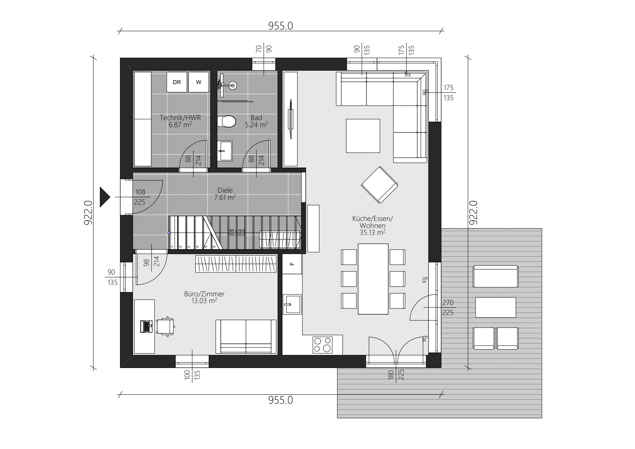 Einfamilienhaus zum Kauf provisionsfrei 733.200 € 5 Zimmer 139 m²<br/>Wohnfläche 844 m²<br/>Grundstück Krokusstraße Oberweissach Weissach im Tal 71554