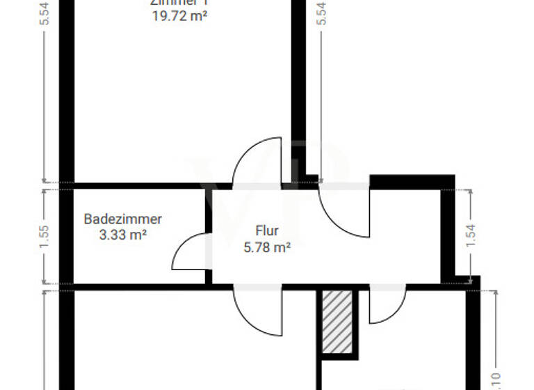 Wohnung zum Kauf 379.000 € 2 Zimmer 53 m² 3. Geschoss Hohenfelde Hamburg 22087