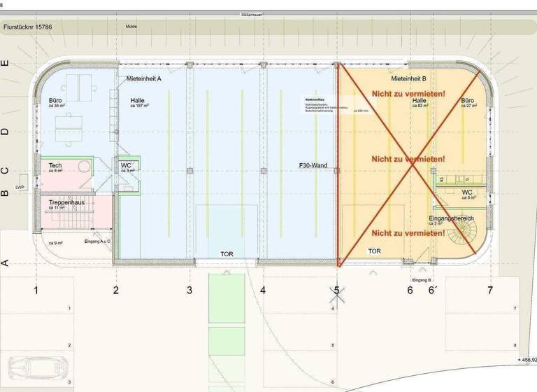 Halle/Industriefläche zur Miete - Erstbezug 3.540 € 295 m² Lagerfläche Hilzingen 78247