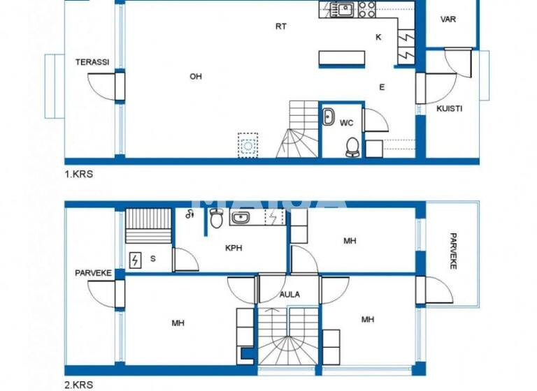 Reihenmittelhaus zum Kauf 359.000 € 4 Zimmer 87 m² 1.939 m² Grundstück Mesikukantie 8 Vantaa 01300