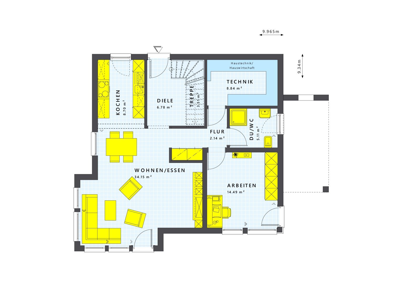 Villa zum Kauf provisionsfrei 443.982 € 5 Zimmer 158 m²<br/>Wohnfläche 830 m²<br/>Grundstück Netra Ringgau 37296