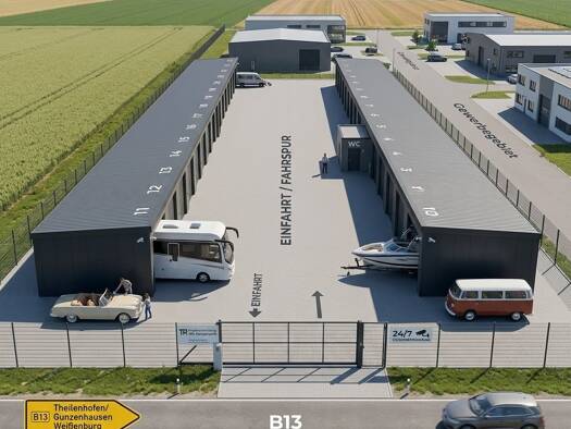 Garage zur Miete provisionsfrei 265 € 45 m² Theilenhofen 91741