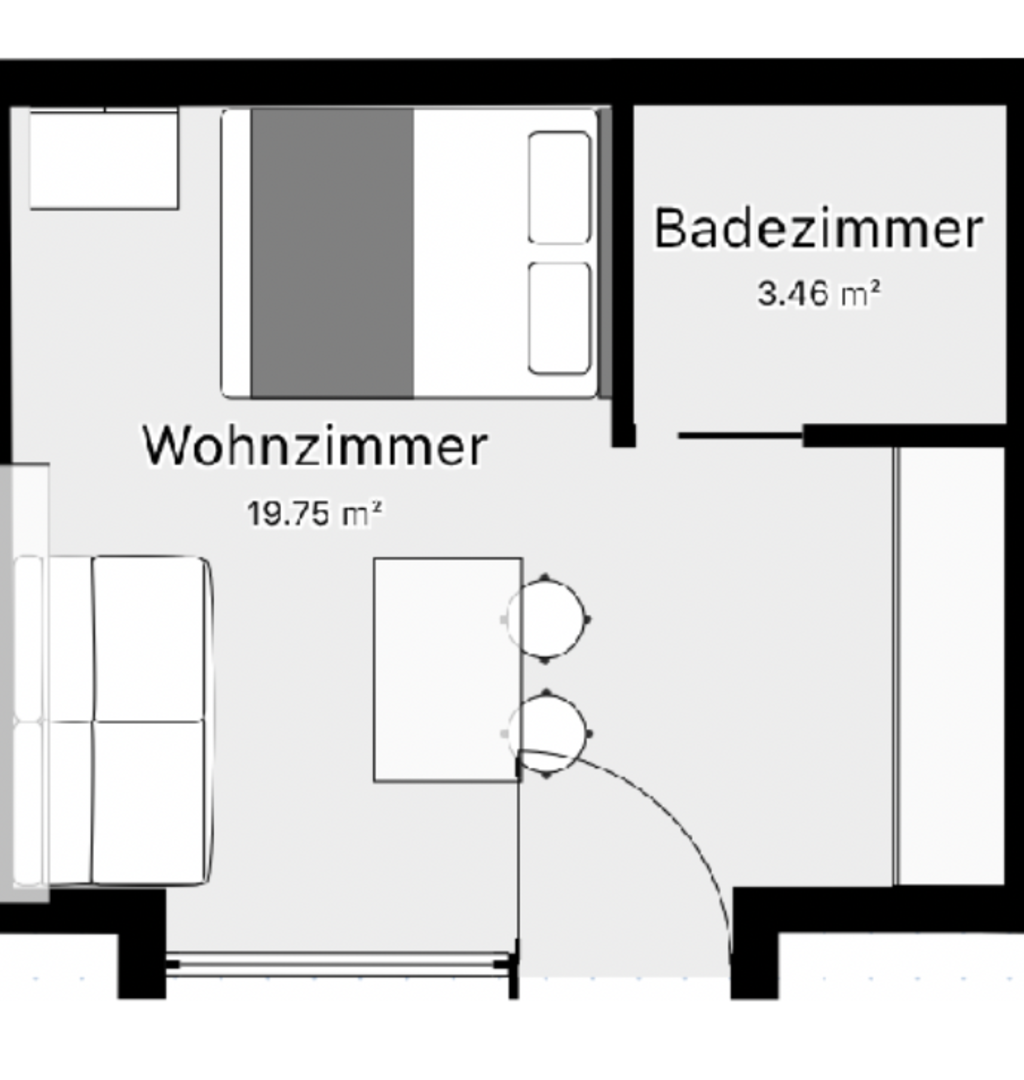 Wohnung zur Miete Wohnen auf Zeit 1.819 € 1 Zimmer 22 m²<br/>Wohnfläche 26.01.2025<br/>Verfügbarkeit Corneliusstraße Friedrichstadt Düsseldorf 40215