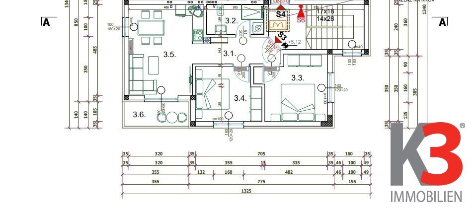 Wohnung zum Kauf 205.175 € 2 Zimmer 70,9 m²<br/>Wohnfläche 2.<br/>Geschoss Pula 52100