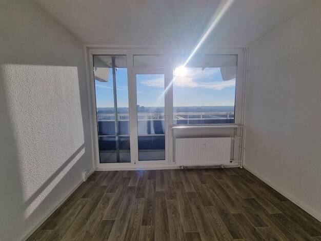 Wohnung zur Miete 386 € 2 Zimmer 64,3 m² 16. Geschoss Pfännereck 2 Westliche Neustadt Halle (Saale) 06126