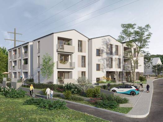 Wohnung zum Kauf - Erstbezug 357.000 € 2 Zimmer 58,3 m² 1. Geschoss Schallbacher Straße 2 - 4 Rümmingen 79595