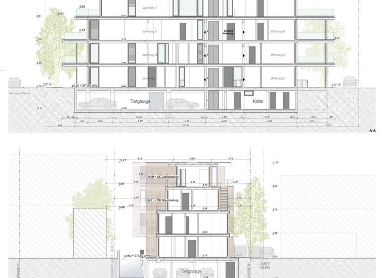 Mehrfamilienhaus zum Kauf 589.000 € 23 Zimmer 781 m² 693 m² Grundstück Rheinfelden 79618