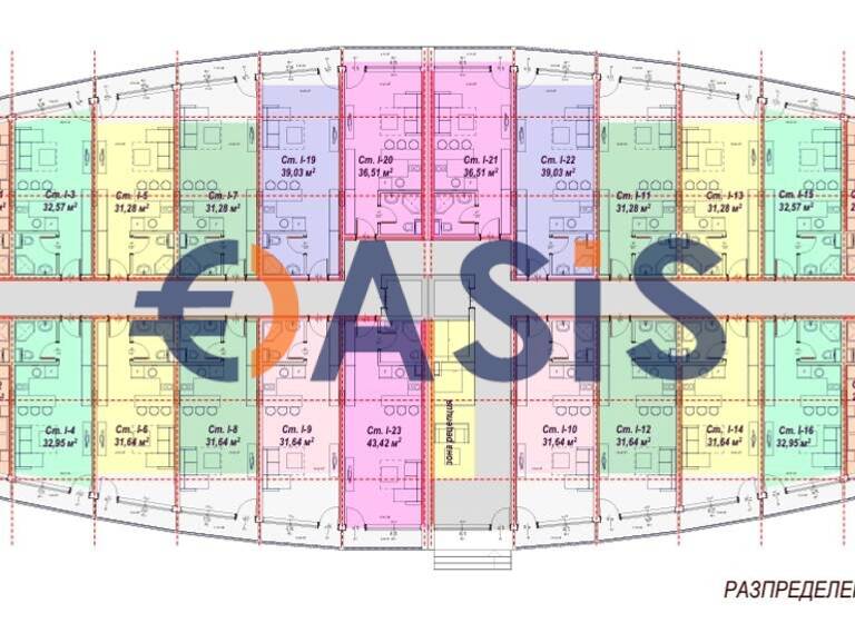 Studio zum Kauf provisionsfrei 96.292 € 2 Zimmer 69 m² 3. Geschoss Slanchev Bryag Sunny Beach 8240