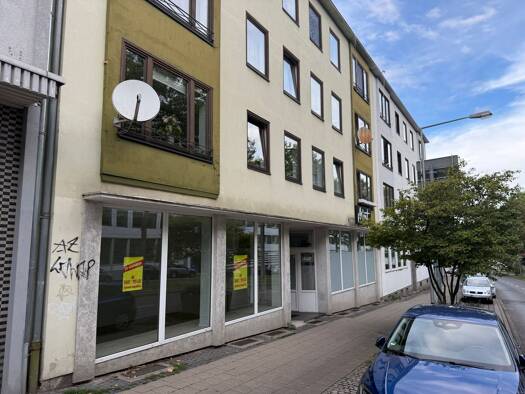 Laden zur Miete 610 € 2 Zimmer 70 m² Verkaufsfläche Rudolf-Schwander-Straße 9 Mitte Mitte 34117