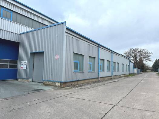 Lagerhalle zur Miete provisionsfrei 3,50 € 300 m² Lagerfläche teilbar ab 300 m² Erhardtstraße 14 Sömmerda Sömmerda 99610